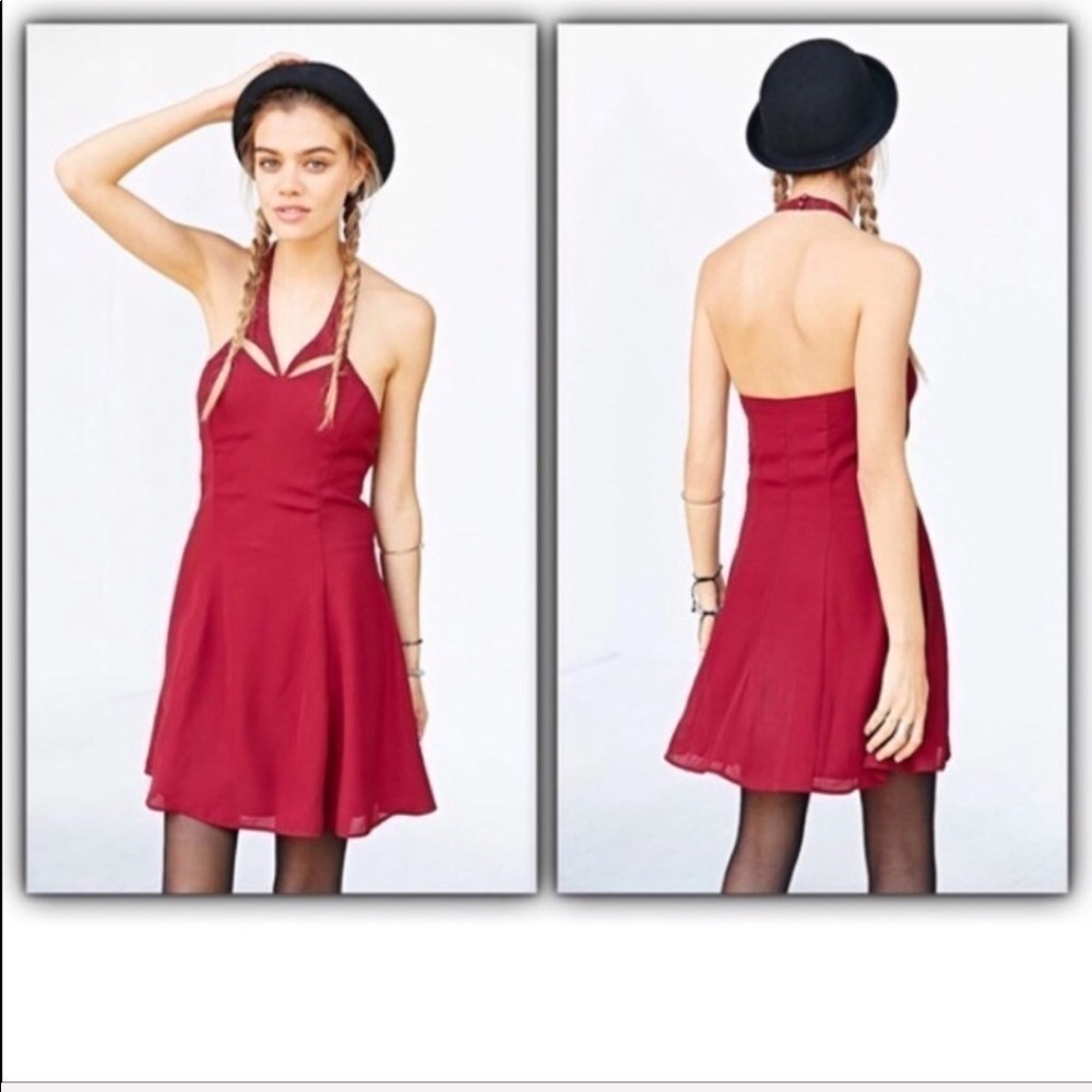 Urban Outfitters Kimchi Blue Halter Dress Jr size M NWT